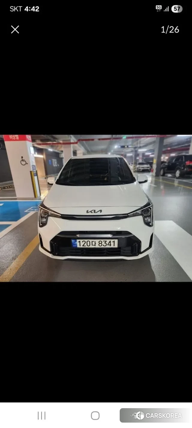 Kia The New Morning (JA) 2023 Белый из Кореи