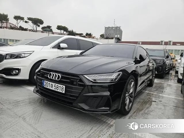 Audi A7 (4K) 2022 Черный из Кореи