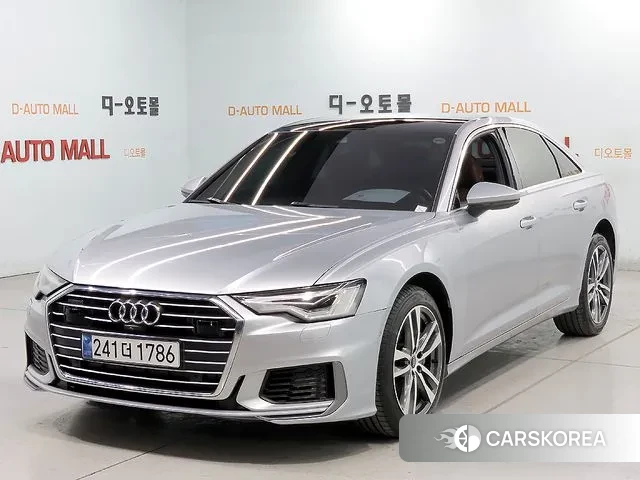 Audi A6 (C8) 2022 Серебристо-серый из Кореи