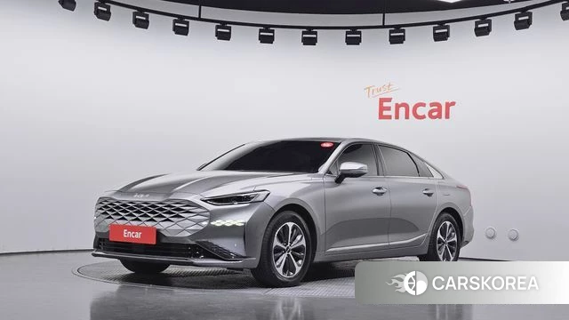Kia K8 Hybrid 2022 Серый из Кореи