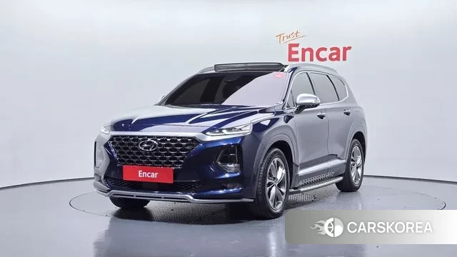 Hyundai Santa Fe TM 2019 Синий из Кореи