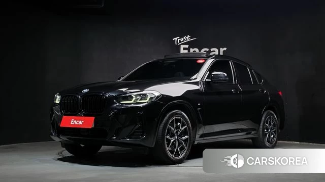 BMW X4 (G02) 2022 Черный из Кореи