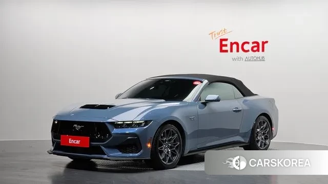 Ford Mustang 7th Generation 2024 Синий из Кореи