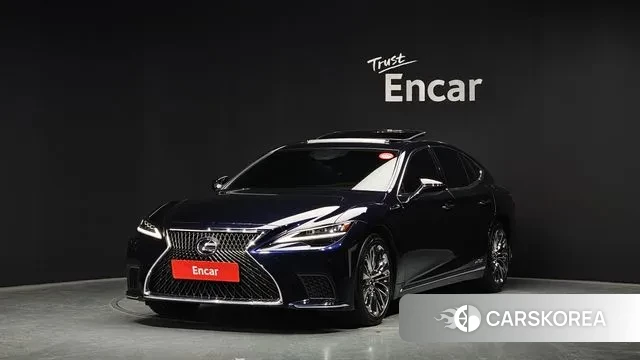 Lexus LS500h 5th generation 2022 Синий из Кореи