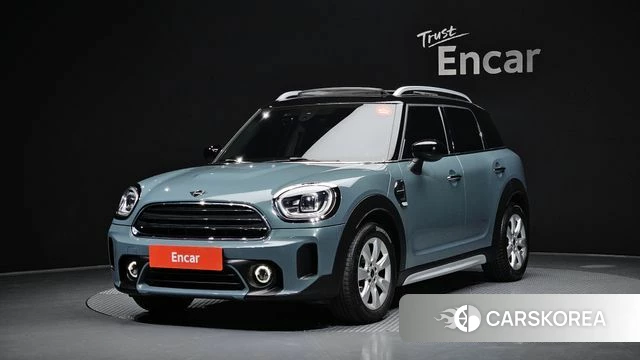 Mini Cooper Countryman 2021 Небесно-голубой из Кореи