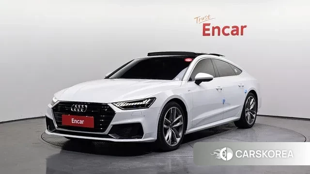 Audi A7 (4K) 2021 Белый из Кореи