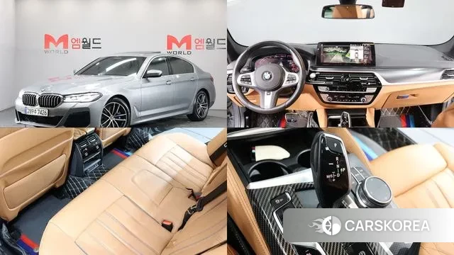 BMW 5 Series (G30) 2023 Серый из Кореи