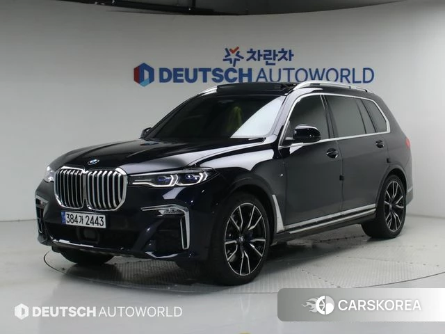 BMW X7 (G07) 2022 Черный из Кореи
