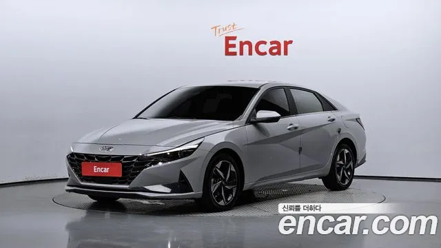 Hyundai Avante (CN7) 2020 Серебристо-серый из Кореи