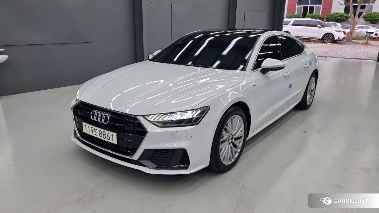 Audi A7 (4K) 2021 Белый из Кореи
