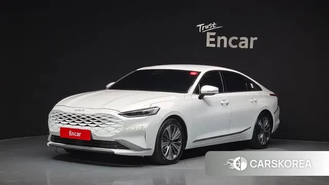 Kia K8 Hybrid 2023 Белый из Кореи