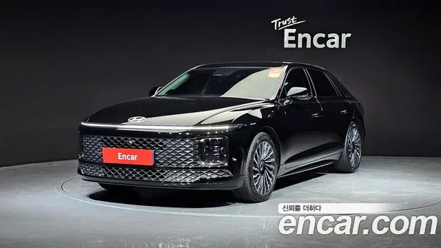 Hyundai Grandeur Hybrid (GN7) 2023 Черный из Кореи