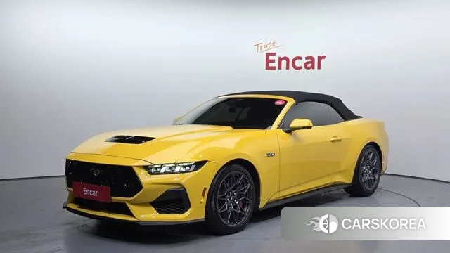 Ford Mustang 7th Generation 2024 Желтый из Кореи