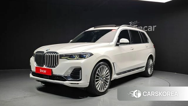 BMW X7 (G07) 2021 Белый из Кореи