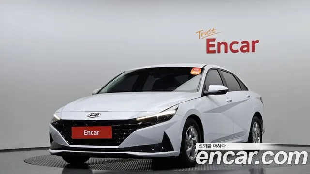 Hyundai Avante (CN7) 2021 Белый из Кореи