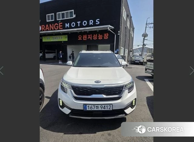 Kia Seltos 2021 Белый из Кореи