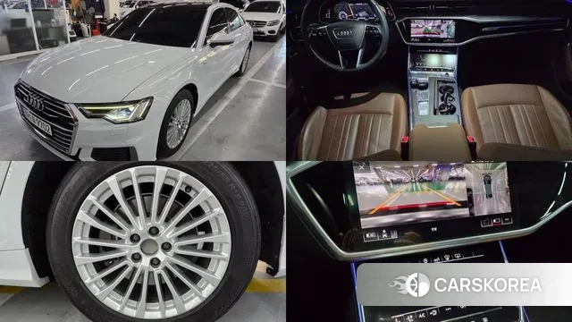 Audi A6 (C8) 2020 Белый из Кореи