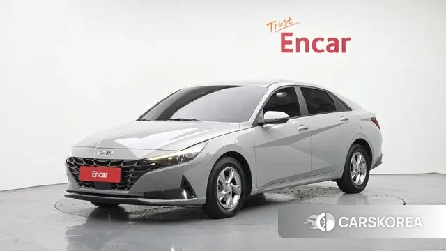 Hyundai Avante (CN7) 2021 Серебристо-серый из Кореи