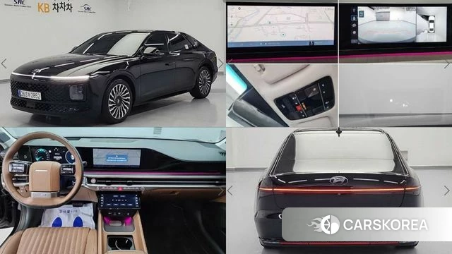 Hyundai Grandeur (GN7) 2024 Черный из Кореи