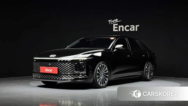 Hyundai Grandeur (GN7) 2024 Черный из Кореи