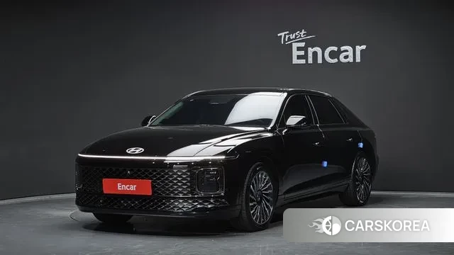 Hyundai Grandeur (GN7) 2023 Черный из Кореи