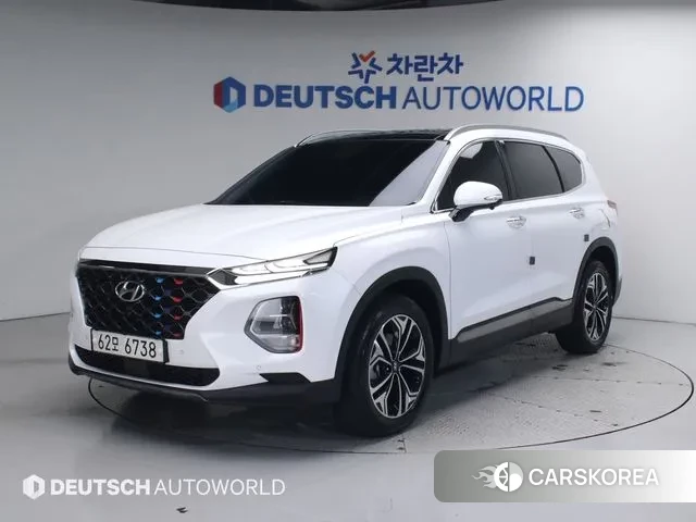 Hyundai Santa Fe TM 2018 Белый из Кореи