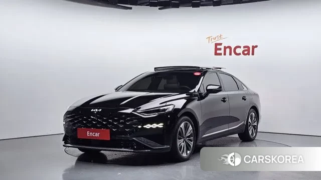 Kia K8 Hybrid 2023 Черный из Кореи