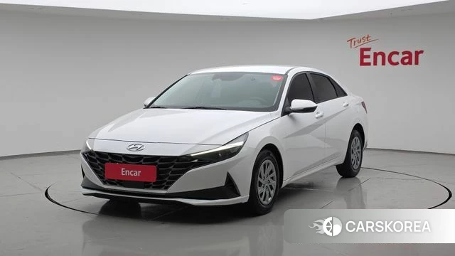 Hyundai Avante (CN7) 2020 Белый из Кореи