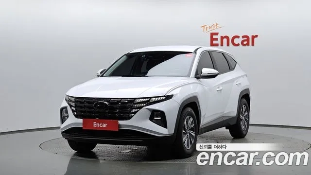 Hyundai Tucson Hybrid (NX4) 2021 Белый из Кореи