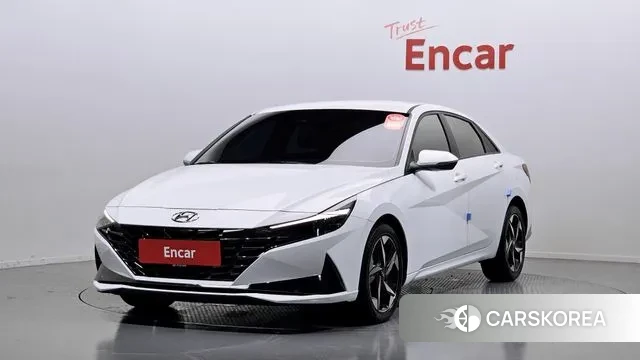 Hyundai Avante (CN7) 2020 Белый из Кореи