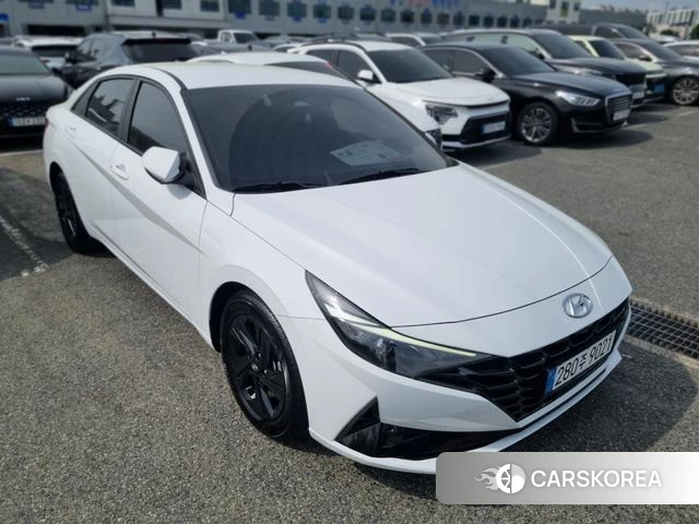 Hyundai Avante (CN7) 2020 Белый из Кореи