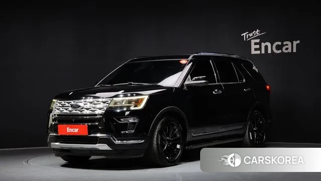 Ford Explorer 2018 Черный из Кореи