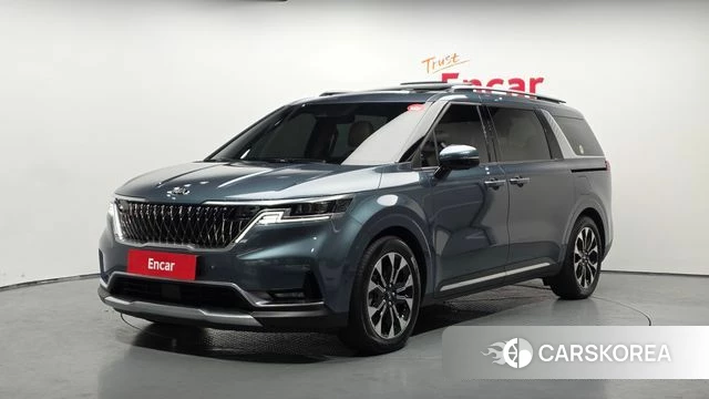 Kia Carnival 4th generation 2020 Небесно-голубой из Кореи