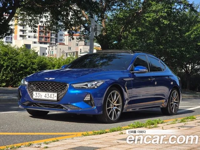 Genesis G70 2018 Синий из Кореи