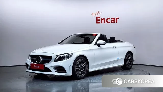 Mercedes-Benz C-Class W205 2022 Белый из Кореи