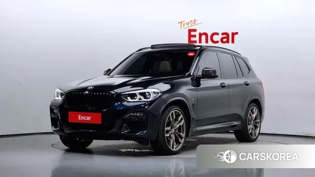 BMW X3 (G01) 2021 Черный из Кореи