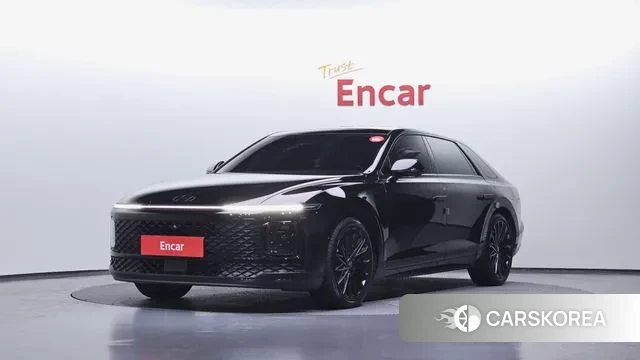 Hyundai Grandeur Hybrid (GN7) 2024 Черный из Кореи