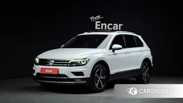Volkswagen Tiguan second Generation 2020 Белый из Кореи