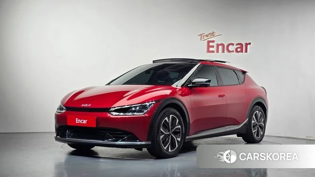 Kia EV6 2022 Красный из Кореи