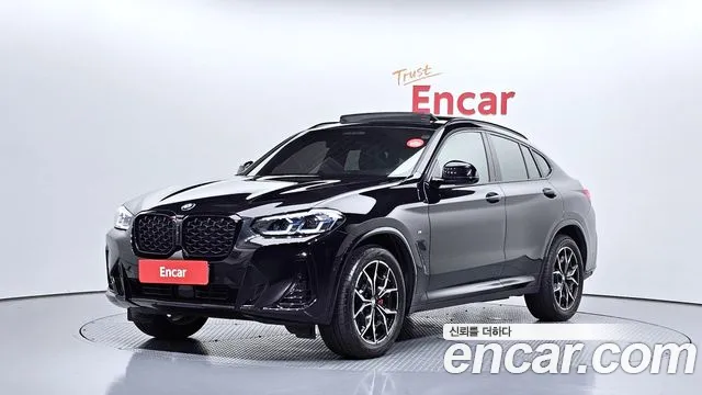 BMW X4 (G02) 2023 Черный из Кореи