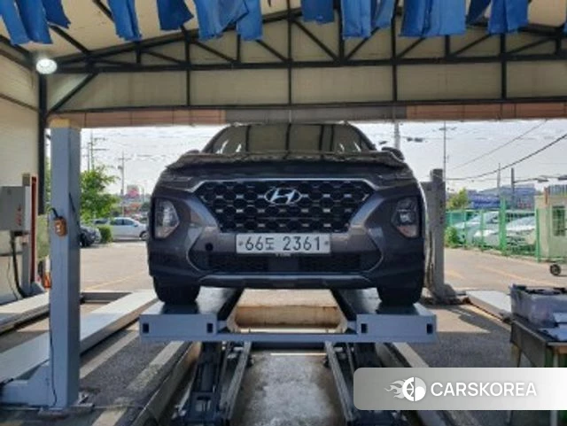 Hyundai Santa Fe TM 2018 Серый из Кореи