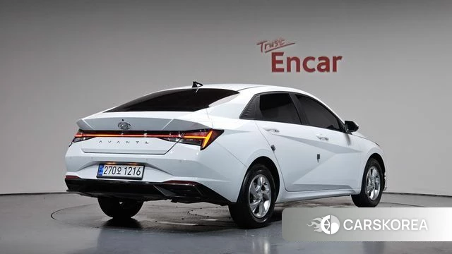 Hyundai Avante (CN7) 2020 Белый из Кореи