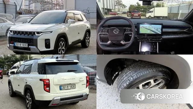 Ssangyong Torres 2022 Белый из Кореи