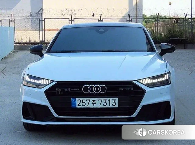 Audi A7 (4K) 2022 Белый из Кореи