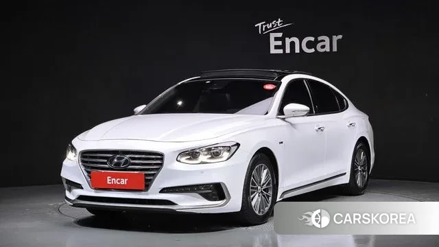 Hyundai Grandeur IG Hybrid 2018 Белый из Кореи