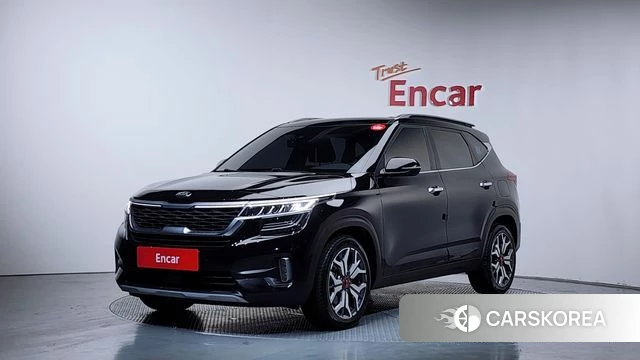 Kia Seltos 2020 Черный из Кореи