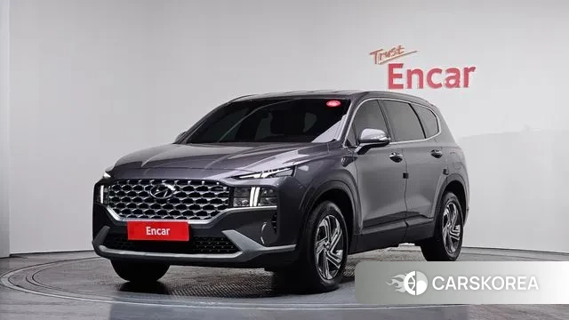Hyundai The New Santa Fe 2021 Серый из Кореи