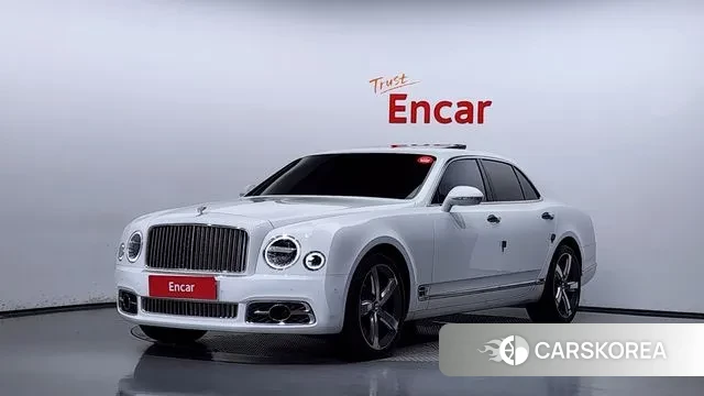 Bentley Mulshan 2018 Белый из Кореи