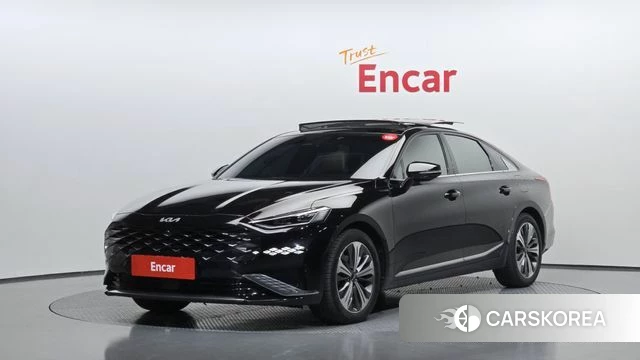 Kia K8 Hybrid 2022 Черный из Кореи