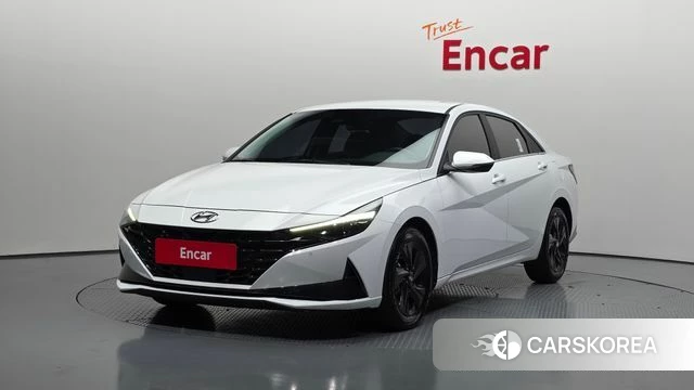 Hyundai Avante (CN7) 2022 Белый из Кореи